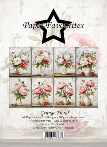 Paper Favourites Paper Pack "Grunge Floral" PFA603