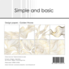 Simple and Basic Design Papers "Golden Waves" SBP558