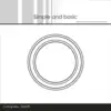 Simple and Basic dies "Round windows with pierced edge" SBD659