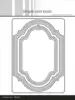 Simple and Basic dies "Decorative frames and tag with add" SBD657