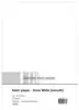 Simple and basic "Basic Paper A4 - Snow White (smooth) SBB053