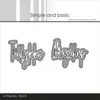 Simple and Basic dies "Tillykke / Bryllup" SBD676