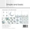 Simple and Basic Design Papers "Blue delicate florals" SBP566