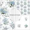 Simple and Basic Design Papers "Blue delicate florals" SBP766