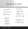 Simple and basic Clearstamp "Danish texts" SBC214