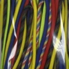 Faldskærmsline/Paracord 4mm x 2,6m, 6stk.