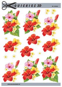 3D ark Quickies Hawaii blomster