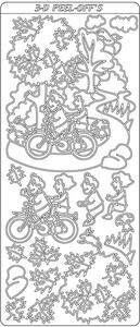 Stickers Cykeltur 2081 guld