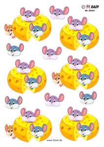 3D ark HM easy Søde mus i ost
