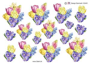 3D ark HM-design Forårsblomster tulipaner