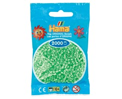 Hamaperler Mini pastel grøn 47