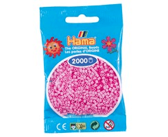 Hamaperler Mini pastel pink 48