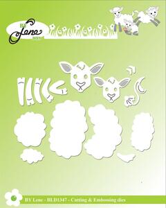 BY LENE DIES "Sheep Family" BLD1347