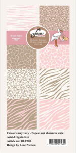 BY Lene Paperpad "Wild Baby - Rosa" BLP220
