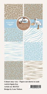 BY Lene Paperpad "Wild Baby - Blue" BLP221