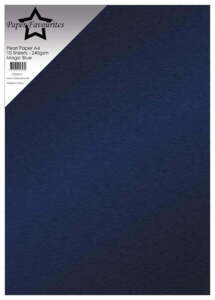 Paper Favourites Pearl Paper "Magic Blue" PFSS411