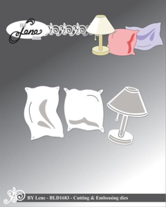 BY Lene Dies "Pillows and Lamp" BLD1683
