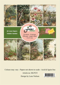 BY Lene Paperpad "Country Garden"  A5, BLP253