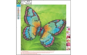 Diamond Painting 30*30cm SOMMERFUGL
