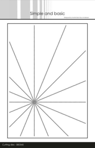 Simple and Basic die "A5 - Sunrays" SBD545