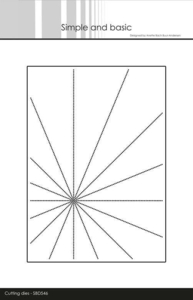 Simple and Basic die "5x7" - Sunrays" SBD546