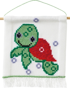 Broderi My First Kit Skildpadde 16x18cm