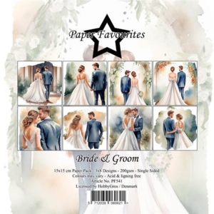 Paper Favourites Paper Pack "Bride & Groom" PF541