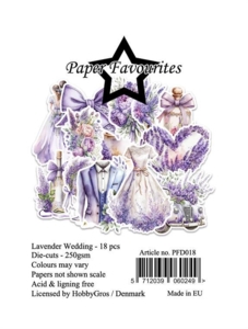 Paper Favourites Die-Cuts "Lavender Wedding" PFD018
