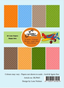 BY Lene Paperpad "Happy Dots" BLP665