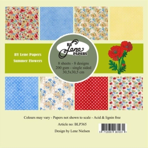 BY Lene Paperpad "Summer Flowers" BLP365