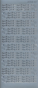 Sticker Indbydelse 3611 sølv