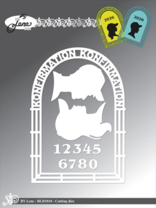 BY Lene Dies "Konfirmation ramme" BLD1810