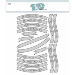 Dies Made With Love Konfirmation banners