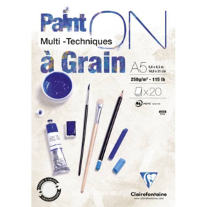 CLAIREFONTAINE PAINT-ON Á GRAIN A5 250g