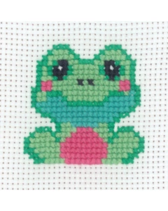 Børnebroderi frø 8x8cm