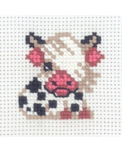 Børnebroderi ko 8x8cm