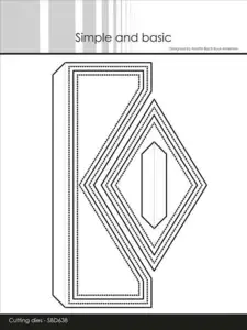 Simple and Basic die "A6 Gatefold and pocket" SBD638