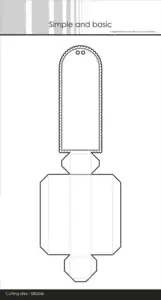 Simple and Basic die "Lip balm tag" SBD646
