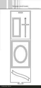 Simple and Basic die "Place card A7" SBD647