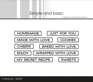 Simple and Basic die "All-in-one Plate - Homemade" SBD609