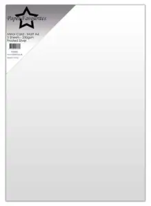 Paper Favourites Mirror Card Mat "Frosted Silver" PFSS005