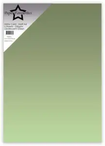 Paper Favourites Mirror Card Mat "Opalescent Green" PFSS011