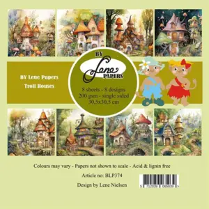BY Lene Paperpad "Troll Houses" BLP374