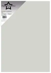 Paper Favourites Smooth Cardstock "Fog Grey" PFSS715