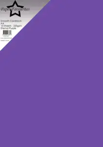 Paper Favourites Smooth Cardstock "Eternal Purple" PFSS725