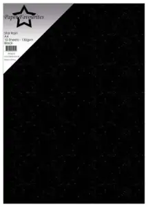 Paper Favourites Star Rain "Black" PFSS610