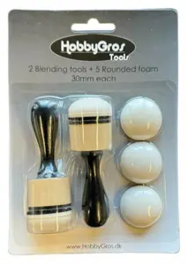 HobbyGros Tools "Blending Tools - Rounded - 2 pcs" HGT010