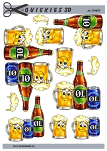 3D ark Quickies Sjove øl