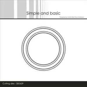 Simple and Basic dies "Round windows with pierced edge" SBD659