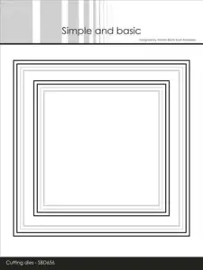 Simple and Basic dies "Square frames with elegant edges" SBD656